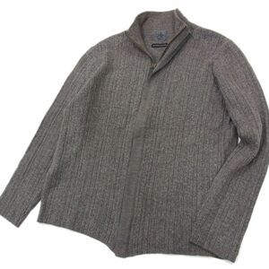 定価3万円●Calvin Klein カルバンクライン ジップジャケット ニット セーター メンズ XL 大きいサイズ ウール 正規品 1円スタート