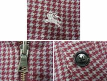 リバーシブル◇BURBERRY BLACKLABEL スウェット トラックジャケット バーバリー ブラックレーベル 騎兵刺繍 メンズ 1円スタート_画像9