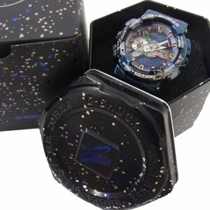 美品 定価41,800円☆CASIO G-SHOCK Gショック 腕時計 GM-110EARTH-1AJR 限定モデル 地球モチーフ EARTH アナデジ 箱付き 1円スタート