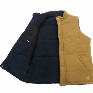 ■X-LARG×PENFIELD 中綿入 リバーシブルベスト フリースボア エクストララージ×ペンフィールド メンズ 1円スタート