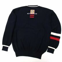 ◆MUNSINGWEAR マンシングウェア ゴルフ ニット クルーネックセーター 日本製 メンズ 1円スタート_画像2