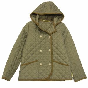 美品◇TraditionalWeatherwear マッキントッシュ ダブル キルティングコート トラディショナルウェザーウエア レディース 1円スタート