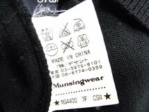 ☆MUNSING WEAR マンシングウェア タートルネック セーター ニット ゴルフに メンズ ウールセーター 大きめサイズ LL 1円スタート_画像4