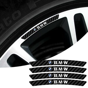 BMW ホイール リム用 カーボン柄ステッカー 5P■MPerformance MSport MPower E36 E39 E46 E60 E90 F10 F20 F30 x1x2x3x4x5x6x7x8 320 325