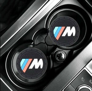 BMW【///M】ドリンクホルダー コースター 2P■MPerformance MSport MPower E36 E39 E46 E60 E90 F10 F20 F30 x1x2x3x4x5x6x7x8 320 325