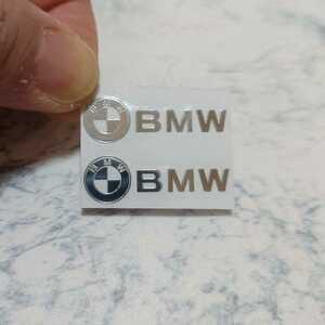 BMW メッキ調ステッカー 2P■Mスポーツ MSport Mパフォーマンス MPerformance MPower ALPINA E46 E60 E90 F10 F20 F30 X12345678