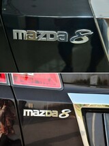 マツダ シルバーメッキ エンブレム ABS■CX-3/5/7/8 デミオ アテンザ アクセラ ロードスター RX-378 MAZDA3 プレマシー ビアンテ_画像5