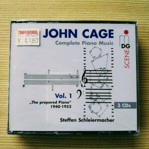 未開封新品 3CD MDG シュライエルマッハー/Steffen Schleiermacher - ケージ：ピアノ音楽全集 Vol.1　a3NZB0000021HL