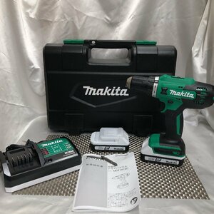 【未使用/インボイス登録店/KU】makita マキタ 充電式 ドライバドリル 18V MDF003DSX バッテリ2個・充電器付 電動工具　MZ1103/009