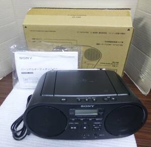 美品 SONY ZS-S40 ブラック CDラジオ FM/AM ワイドFM対応 パーソナルオーディオシステム