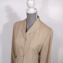 Paul Smith WOMEN ウール素材ジャケット ベージュ 表記サイズ42 XL 79300_画像3