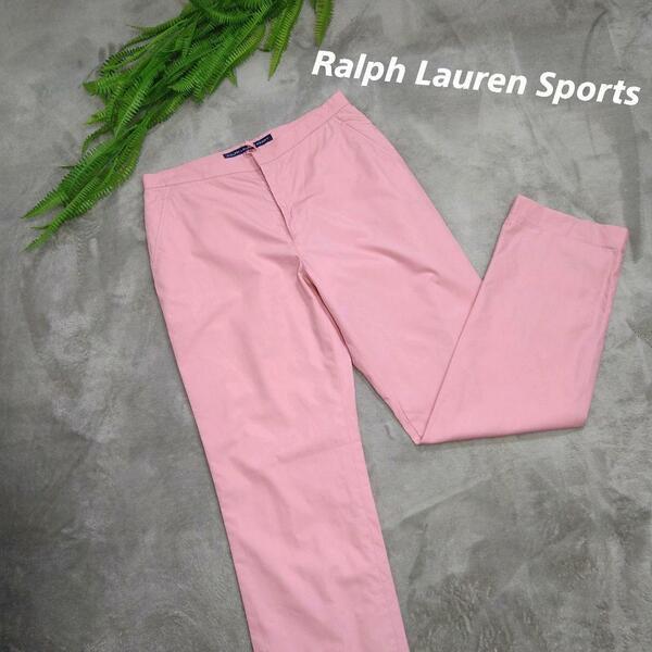 Ralph Lauren Sports 薄手コットンパンツ ピンク 表記サイズ7号 S 78353