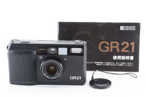 希少 RICOH リコー GR21 GR LENS 21mm f3.5 コンパクトデジタルカメラ 取扱説明書付 (3009)