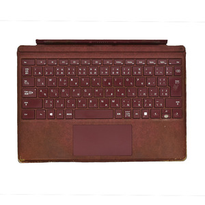 当日発送 Microsoft Surface Pro タイプカバー キーボード バーガンディ 1725 ジャンク 3-1115-3 マイクロソフト　赤　レッド