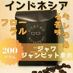 【訳アリ】インドネシア ジャンピット農園 200g 自家焙煎コーヒー豆