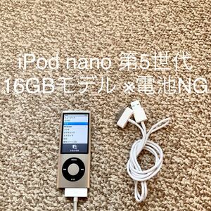 【送料無料】iPod nano 第5世代 16GB Apple アップル A1320 アイポッドナノ 本体　