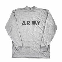 米軍実物US ARMY IPFUトレーニング ロングスリーブTシャツ【L】デッドストック米軍LARGEロンT新品リフレクタープリント長袖ミリタリー_画像1