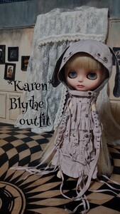 *karen* Belle histoire　ブライスアウトフィット　straitdress　