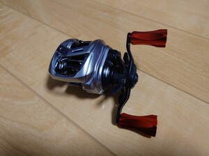 【美品】ダイワ 21 アルファス SV TW DAIWA 800XHL 左ハンドル カスタムハンドルノブ スティーズ ジリオン