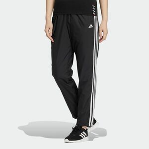 ★アディダス adidas 新品 レディース 冬暖かい！スリーストライプス ウインドパンツ トリコット ロングパンツ 黒[HM2815-2XL] 四 零★QWER