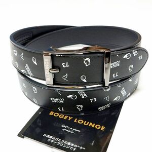 ★ボギーラウンジ ゴルフ EVEN BOGEY LOUNGE GOLF 新品 メンズ 着脱らくらく 長さ調節可能 ベルト BELT 黒 [J1327YY-BLK-120]一 八★QWER