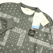 ★ロゴス LOGOS DAYS アウトドア 新品 メンズ 吸汗速乾 カジュアル 長袖シャツ トレーナー 灰 Mサイズ[SMSKLD130-CGY-M]一 三 壱★QWER★_画像2