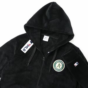 ★オークランド アスレチックス ATHLETICS MLB 新品 メンズ フリース パーカー ジャケット Mサイズ[C0261MAJK-55-M] 一 二 壱★QWER★