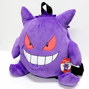 ★ポケモン POKEMON ゲンガー かわいい ぬいぐるみ リュックサック デイパック バックパック ソフトボア BAG [PS0044GG] 一 六★QWER★