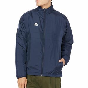 ★アディダス adidas 定価13200円 新品 メンズ 撥水 防風 保温 暖かい 中綿 パデッド ウインド ジャケット 紺 [HK9806-M] 二 壱★QWER★