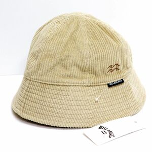 ●送料390円可能商品 ビラボン BILLABONG 新品 メンズ カジュアル コーデュロイ バケットハット 帽子 HAT [BB012Z50-BEG] 一 七★QWER