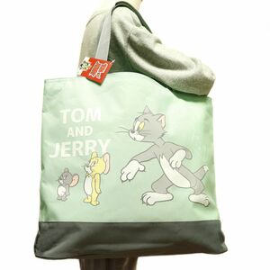 ★トムとジェリー Tom&Jerry 新品 便利 大きい ビッグサイズ カジュアル トートバッグ BAG かばん 鞄 [23032022YY-MRN] 一 六★QWER★