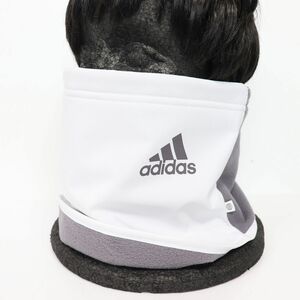 ★アディダス adidas 新品 防寒 保温 暖かい 防風 ベーシック シンプル フリース ネックウォーマー マフラー [HI35221N] WEA★QWER★