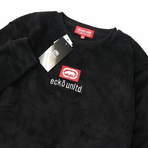 ★エコーアンリミテッド Ecko Unltd 新品 メンズ 暖かい ボア フリース スウェット 長袖シャツ トレーナー [ECM22117S-19-L]一 三 弐★QWER