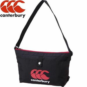 ★カンタベリー CANTERBURY 新品 ラグビー カジュアル ショルダーバッグ 鞄 BAG かばん 黒[AB09801-19] 六★QWER★