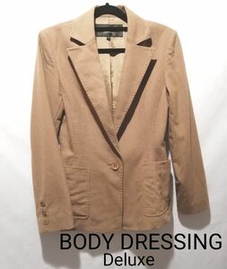 BODY DRESSING Deluxe ボディードレッシングデラックス テーラードジャケット ウール ジャケット 7 キャメル