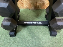 INSPIRE ダンベルセット 2.3Kg×2/4.5Kg×2/6.8Kg×2/9.1Kg×2/11.3Kg×2/13.6Kg×2/ラック付き エリア限定 大阪市平野区発 「1665」_画像7