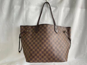 SM0510-49I　ゆうパック着払い　LOUIS VUITTON　ダミエ　ネヴァーフルMM　トートバッグ　N51105/VI5018　ルイ・ヴィトン　PVC