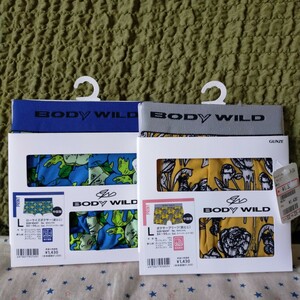 ボディー ワイルド BODY WILD ボクサーパンツ 2枚セット②(メンズL)