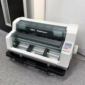 @S1365 保証無し NEC Multilmpact 700XEN 平型ドットインパクトプリンタ LAN標準対応モデル 通電確認のみ