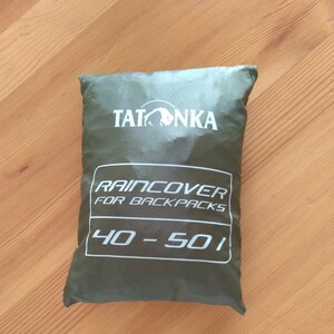 ザックカバー　レインカバー　タトンカ　TATONKA　４０ー５０ｌ