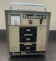 変圧器 TRANSER-F ５KVA 50A STAR ELECTRIC 電源トランス ダウントランス_画像2