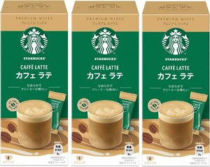 Ness La Starbucks Premium Mixed Cafe Latte 4p x 3 коробки