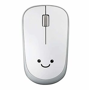 エレコム マウス ワイヤレス (レシーバー付属) Mサイズ 3ボタン IRセンサー 省電力 ホワイト M-IR07DRWH