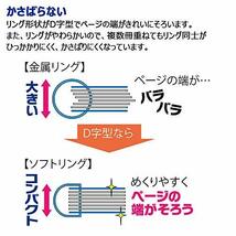 コクヨ キャンパス ソフトリングノート ドット罫 40枚 B5 青 2冊セット ス-S111BT-BX2SET_画像6