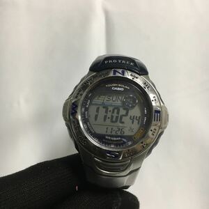 電池交換済 CASIO PRO TREK TOUGH SOLAR WAVE CEPTOR 腕時計 カシオ プロトレック PRW-1008J 電波時計 デジタル クオーツ 