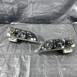 A3 美品★トヨタ純正 JZX100 クレスタ 後期 HID ヘッドライト 左右セットSTANLEY6937 バラスト付き GX100