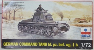 未開封品 ★ ESCI / エッシー　1/72　GERMAN COMMAND TANK　Kl.pz.bef.wg.Ⅰb ★ ドイツ Ⅰ号指揮戦車 B型　No.8041