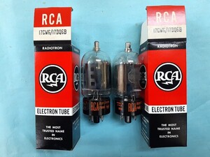 即決あり■未使用■17DW6 / 17DQ6B RCA 2本組 化粧箱入り ビーム管 数量あり