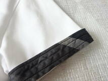 12-ｇ00　美品　ブラックレーベル　　クレストブリッジ　襟袖チェック柄　鹿の子　ポロシャツ　Ｍ_画像3