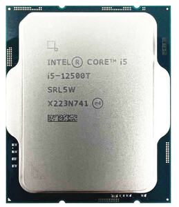 Intel Core i5-12500T SRL5W 6 cores 12 threads 35W 2000MHz 4.4GHz Socket 1700